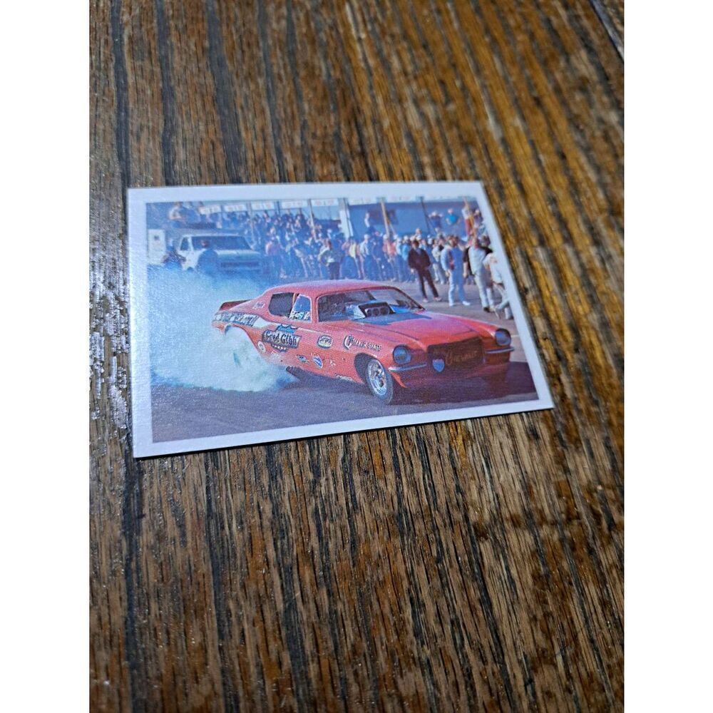 1971 Dick Harrell Mr Chevrolet Camaro AHRA Fleer Drag Champs Car Trading Card